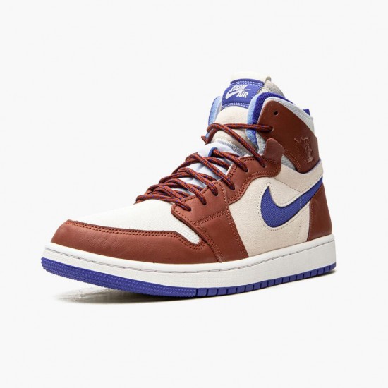 Nike Jordans 1 Zoom CMFT Team Red Team Red/Sail-Hyper Royal Boty