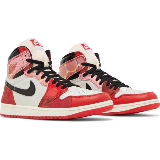 Marvel x Nike Jordans 1 Retro High OG Next Chapter University Red/Black/White Pánské Boty