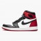 Nike Jordans 1 High OG Satin Black Toe Black/Black White/Varsity Red Boty