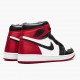 Nike Jordans 1 High OG Satin Black Toe Black/Black White/Varsity Red Boty