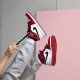 Nike Jordans 1 Mid Chicago 2020 White/Gym Red/Black Boty