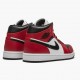 Nike Jordans 1 Mid Chicago Black Toe Black/Gym Red/White Pánské Boty