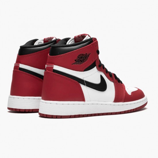 Nike Jordans 1 Retro Chicago White/Black Varsity Red Boty