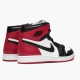 Nike Jordans 1 Retro High Black Toe White/Black/Gym Red Pánské Boty