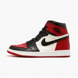 Nike Jordans 1 Retro High Bred Toe Red/Black/White Boty