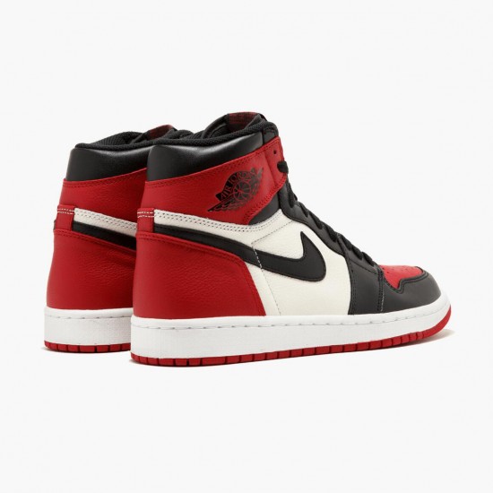 Nike Jordans 1 Retro High Bred Toe Red/Black/White Boty