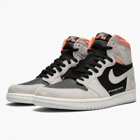 Nike Jordans 1 Retro High Neutral Grey Neutral Grey/Black Pánské Boty