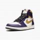 Nike Jordans 1 Retro High OG Defiant SB LA to Chicago Purple/Sail University Gold Bl Boty