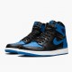 Nike Jordans 1 Retro High OG Royal Black/Royal White Pánské Boty