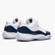 Nike Jordans 11 Low Navy Snakeskin Whiite/Black/Navy Black Pánské Boty