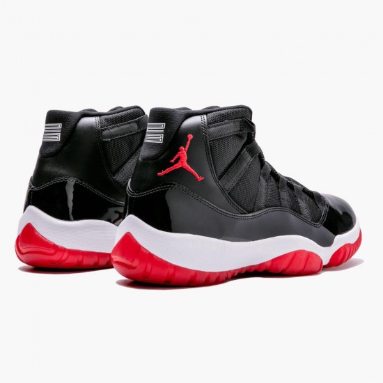 Nike Jordans 11 Retro Bred Black/Varsity Red/White/Black Pánské Boty