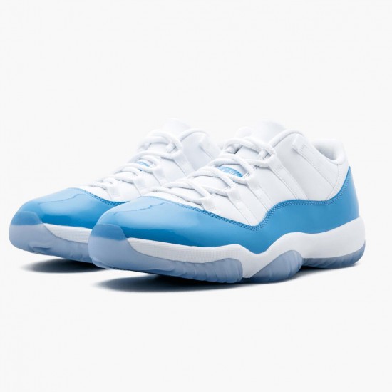 Nike Jordans 11 Retro Low University Blue White/University Blue/Black Boty