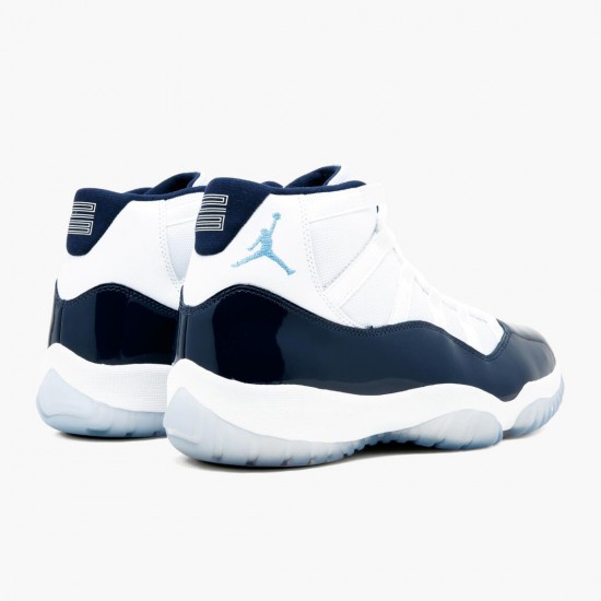 Nike Jordans 11 Retro UNC Win Like 82 White/University Blue/Black Pánské Boty