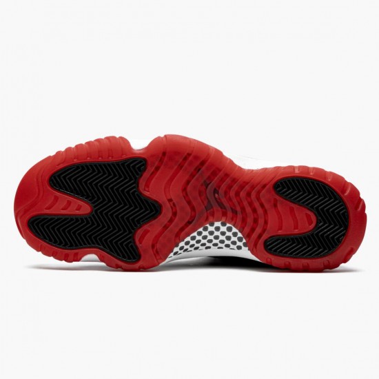 Nike Jordans 11 Retro Bred 2019 Black/White/Varsity Red Pánské Boty