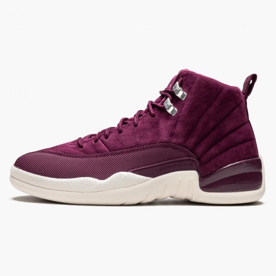 Nike Jordans 12 Retro Bordeaux Bordeaux/Sail-Metallic Silver Pánské Boty