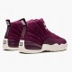 Nike Jordans 12 Retro Bordeaux Bordeaux/Sail-Metallic Silver Pánské Boty