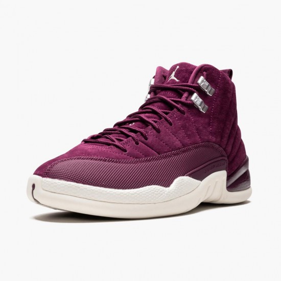 Nike Jordans 12 Retro Bordeaux Bordeaux/Sail-Metallic Silver Pánské Boty