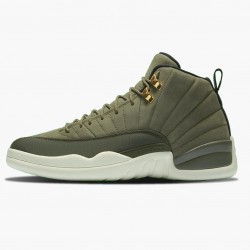 Nike Jordans 12 Retro Chris Paul Class of 2003 Olive Canvas/Black-Sail Pánské Boty