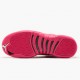 Nike Jordans 12 Retro Dynamic Pink White/Vivid Pink/Mtllc Silver Dámskés Boty