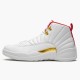 Nike Jordans 12 Retro FIBA White/University Red/Metallic Boty