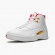 Nike Jordans 12 Retro FIBA White/University Red/Metallic Boty