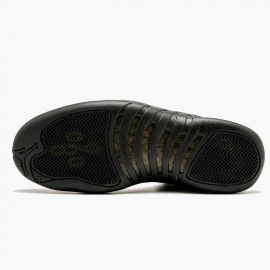 Nike Jordans 12 Retro OVO Black Black/Black/Metallic Gold Pánské Boty