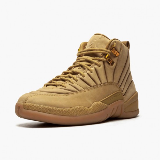 Nike Jordans 12 Retro PSNY Wheat Wheat/Wheat Gum/Light Brown Pánské Boty