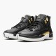 Nike Jordans 12 Retro Reptile Black/Metallic Gold/White Boty