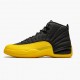 Nike Jordans 12 Retro University Gold Black/Black/University Gold Pánské Boty