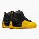 Nike Jordans 12 Retro University Gold Black/Black/University Gold Pánské Boty