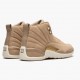 Nike Jordans 12 Retro Vachetta Tan Vachetta Tan/Metallic Gold-Sail Dámskés Boty