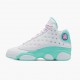 Nike Jordans 13 Retro Aurora Green White/Soar Aurora Green Digita Dámskés Boty