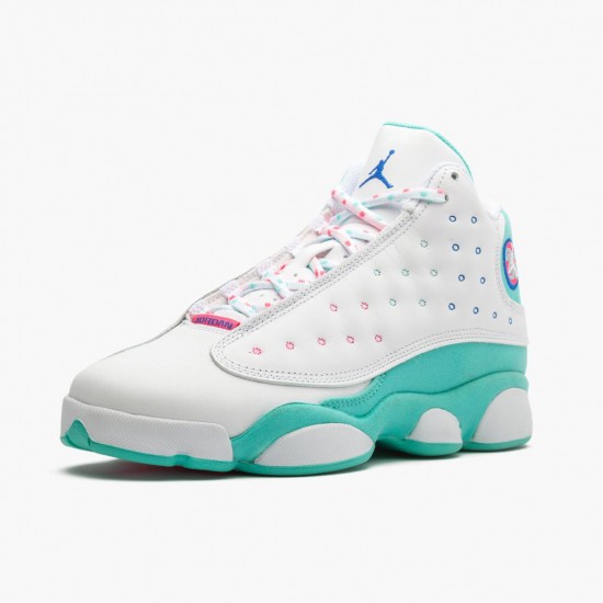 Nike Jordans 13 Retro Aurora Green White/Soar Aurora Green Digita Dámskés Boty