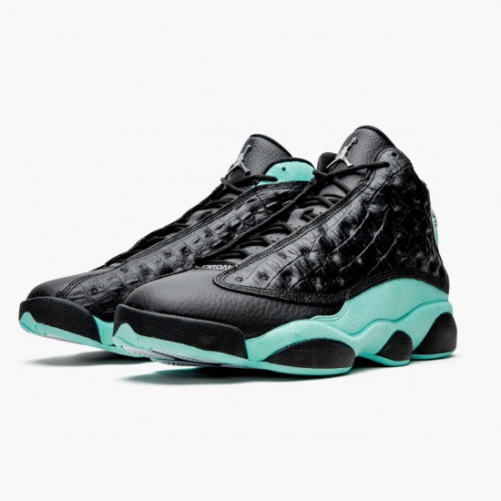 Nike Jordans 13 Retro Island Green Black/Island Green/Metallic Si Pánské Boty