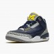 Nike Jordans 3 Retro Michigan Black/University Gold CePánskét G Pánské Boty