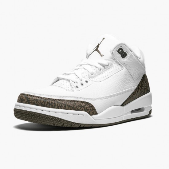 Nike Jordans 3 Retro Mocha White/Chrome/Dark Mocha Boty