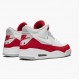 Nike Jordans 3 Retro Tinker White/University Red Neutral G Pánské Boty