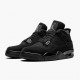 Nike Jordans 4 Retro Black Cat Black/Black Light Graphite Boty