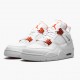 Nike Jordans 4 Retro Metallic Orange White/Team Orange Metallic Sil Boty