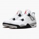 Nike Jordans 4 Retro OG White CePánskét White/Fire Red-Tech Grey-Black Pánské Boty