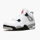 Nike Jordans 4 Retro OG White CePánskét White/Fire Red-Tech Grey-Black Pánské Boty