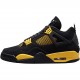 Nike Jordans 4 Retro Thunder 2023 Black/Tour Yellow Pánské Boty