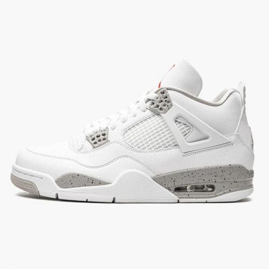 Nike Jordans 4 Retro White Oreo White/Gray Pánské Boty