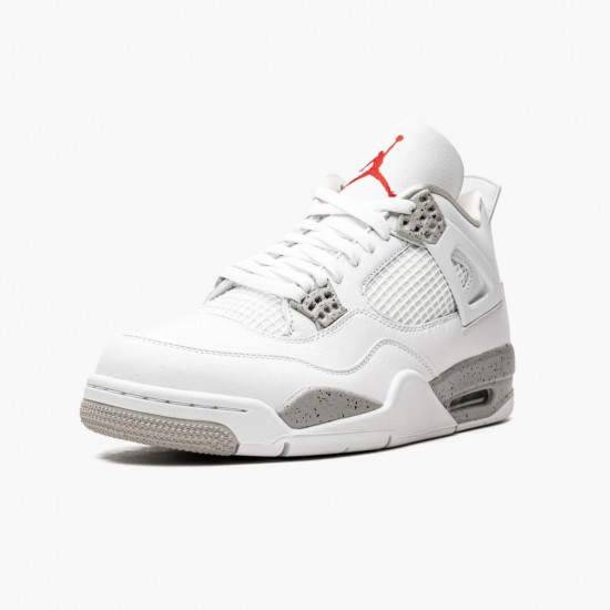 Nike Jordans 4 Retro White Oreo White/Gray Pánské Boty