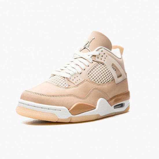 Nike Jordans 4 Shimmer Bronze Eclipse Orange Shimmer/Bronze Eclipse-Orange Quartz-Metallic Silver Dámskés Boty