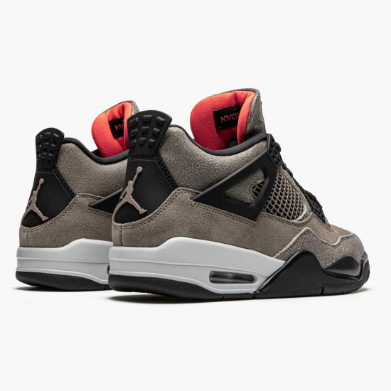 Off-White x Nike Jordans 4 Retro Taupe Haze Taupe Haze/Oil Grey Boty