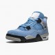 Nike Jordans 4 Retro University Blue University Blue/Tech Grey Whit Boty