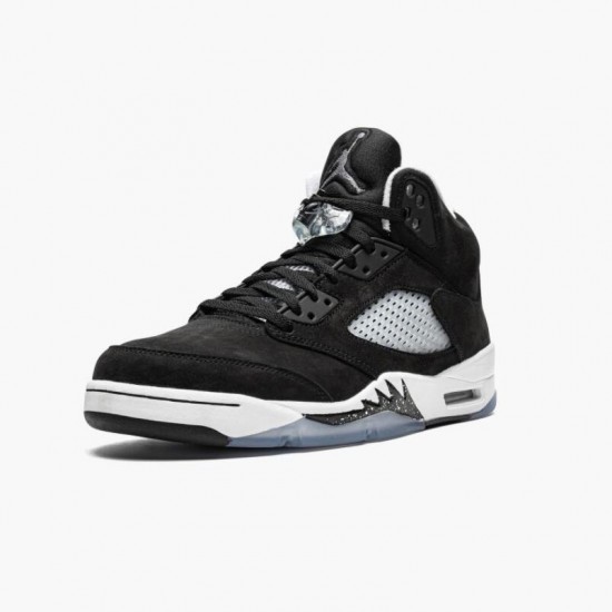 Nike Jordans 5 Oreo 2021 Black White Cool Grey Black/White/Cool Grey Boty