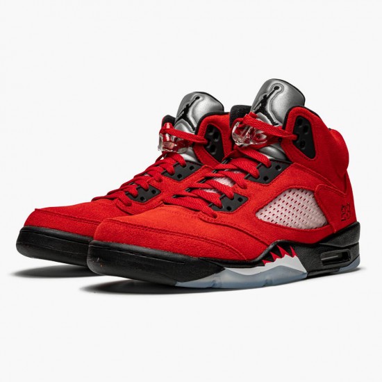 Nike Jordans 5 Retro Raging Bull Red Varsity Red/Black/White Pánské Boty