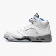 Nike Jordans 5 Retro White Stealth White/Stealth Black/Hyper Roya Pánské Boty